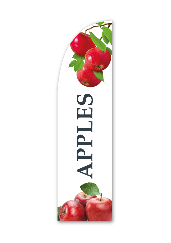 Apples Feather Flag