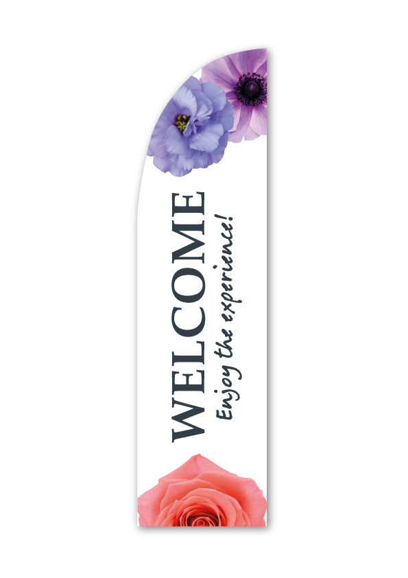 Welcome Feather Flag