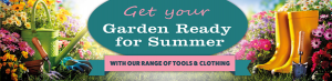 Get your garden ready for summer custom banner