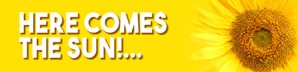 Here comes the sun custom banner