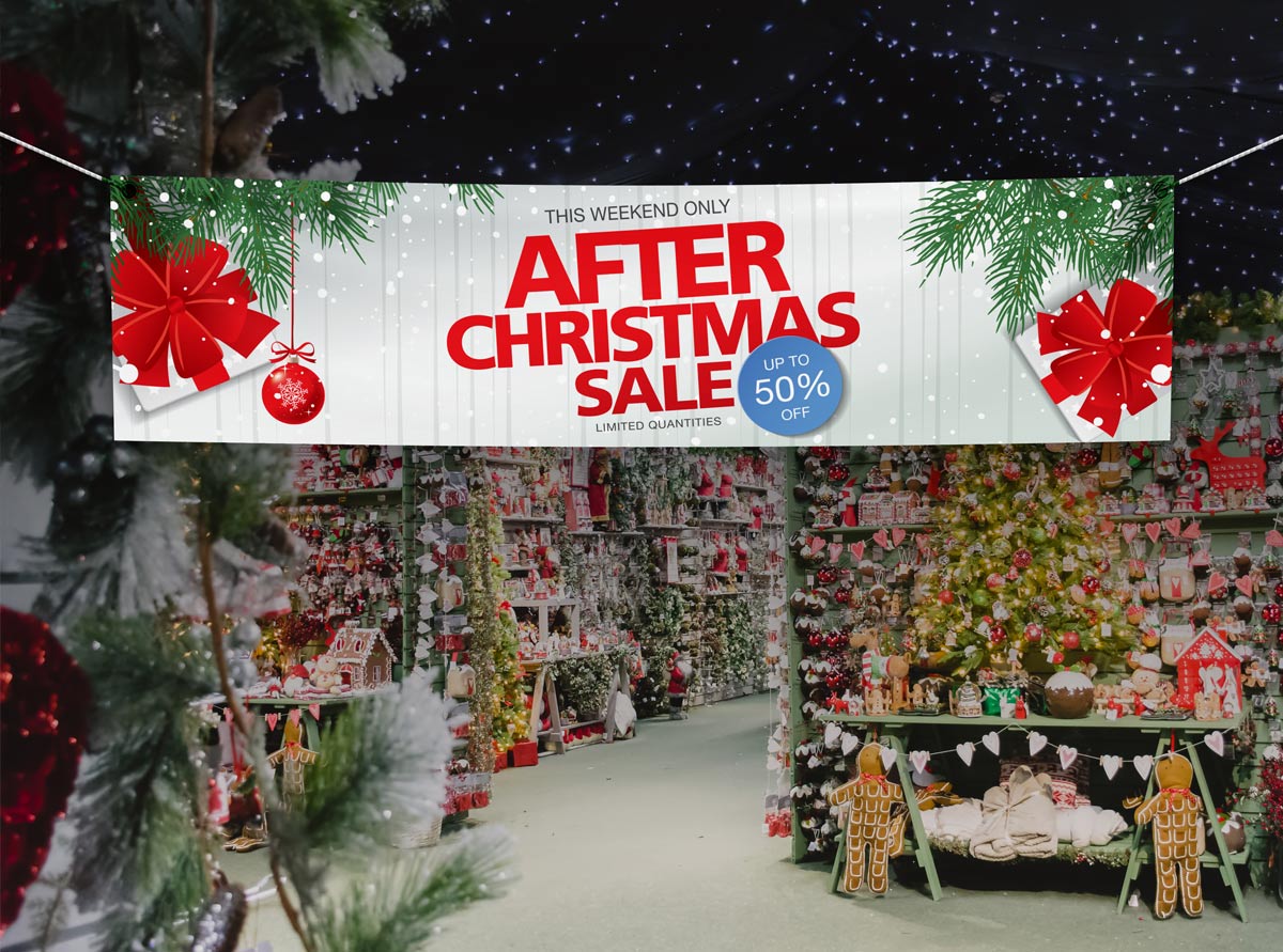 After Christmas Sale Banner