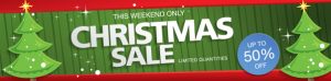 Christmas Sale Bespoke Banner