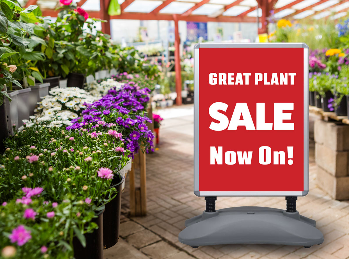 Great Plant Sale now on A-board