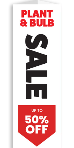 Plant & bulb Sale up to 50% off bollard cover